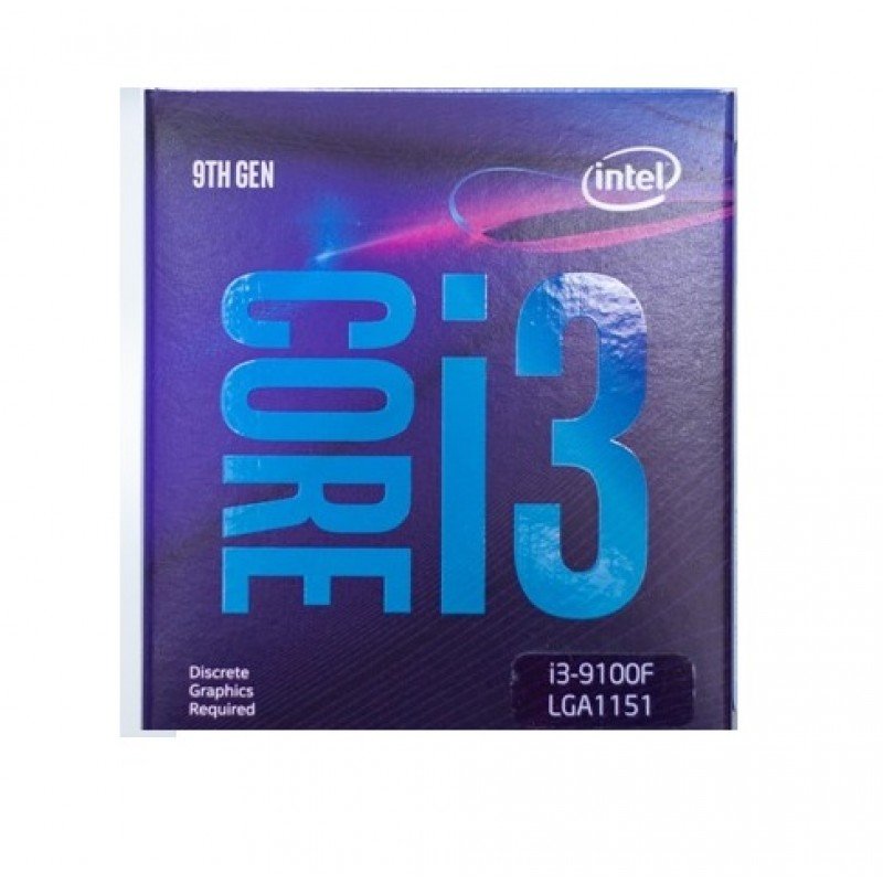 INTEL CORE I3-9100F 9TH GENERATION PROCESSOR (6M CACHE, UP TO 4.20