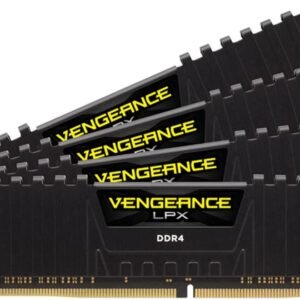 Corsair Vengeance LPX Black 128GB (4x32GB) 3200MHz DDR4 Quad Channel Memory Kit CMK128GX4M4E3200C16 RAM-Corsair