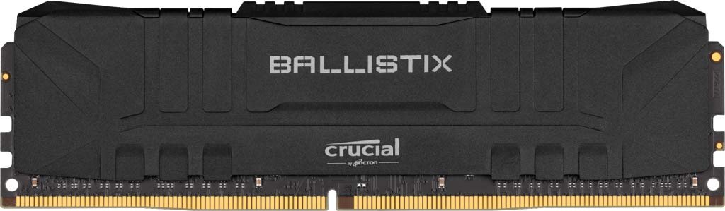 Crucial Ballistix 8GB DDR4-3200 Desktop Gaming Memory (Black) BL8G32C16U4B RAM-Crucial