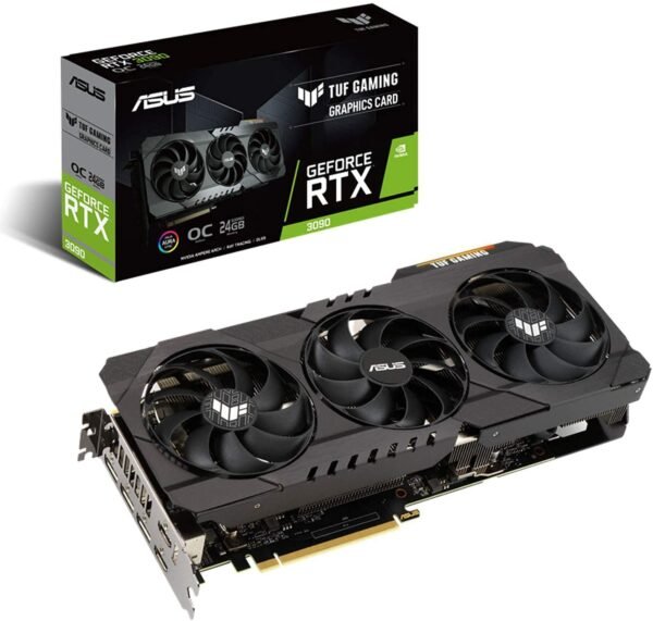 Asus TUF Gaming RTX 3090 OC 24GB Graphics Card TUF-RTX3090-O24G-Gaming Graphic Card-Asus