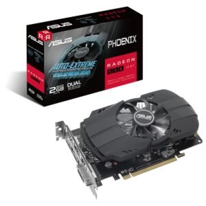 ASUS PH-550-2G Phoenix Radeon 550 GDDR5 2GB 64-Bit DVI HDMI Gaming Graphics Card Graphic Card-Asus