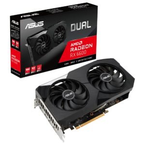 ASUS Dual AMD Radeon RX 6600 8GB GDDR6 Gaming Graphics Card Graphic Card-Asus