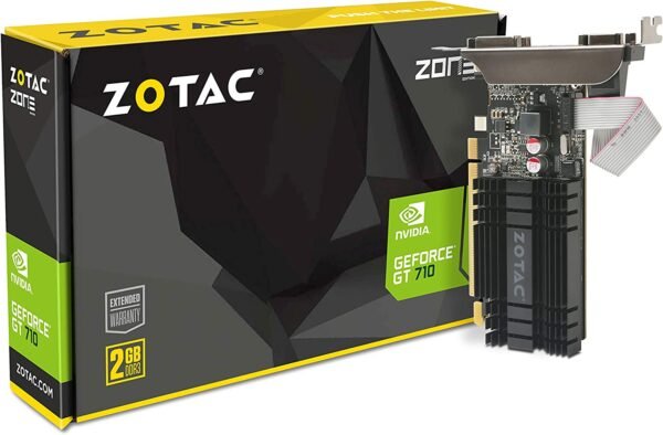 Zotac GeForce GT 710 2GB DDR3 Graphics Card ZT-71302-20L Graphic Card-Zotac