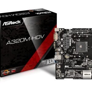 ASRock A320M-HDV AM4 Micro ATX AMD Motherboard MOTHERBOARD-Asrock