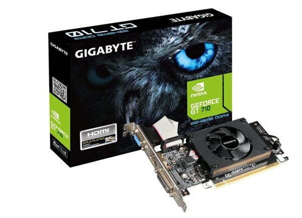 Gigabyte Geforce GT 710 2GB DDR3 Graphic Card GV-N710D3-2GL Graphic Card-Gigabyte