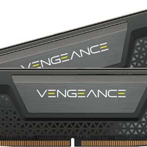 Corsair VENGEANCE 32GB (2x16GB) DDR5 DRAM 5600MHz C36 Memory Kit Black CMK32GX5M2B5600C36 RAM-Corsair