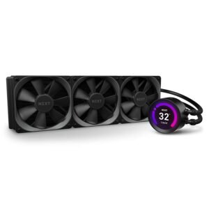 NZXT KRAKEN Z73 All in one 360MM CPU Liquid Cooler With LCD DISPLAY RL-KRZ73-01 CPU Cooler-NZXT