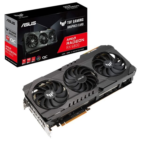 ASUS TUF Gaming Radeon RX 6800 OC Edition 16GB GDDR6 Graphic Card Graphic Card-Asus