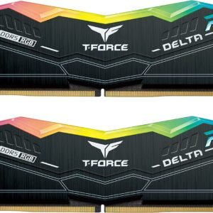TeamGroup T-Force Delta RGB 32GB (2x16GB) DDR5 Memory FF3D532G6400HC40BDC01 RAM-Team Group