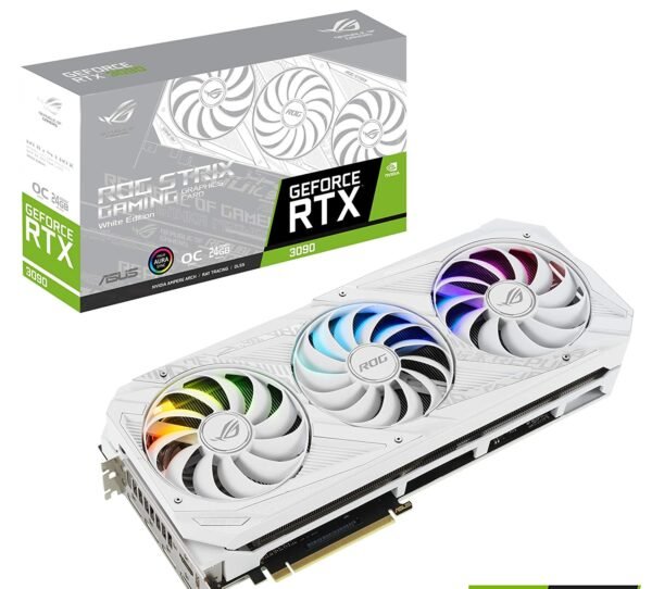 ROG Strix GeForce RTX 3090 buffed-up design 24GB Graphic card ROG-STRIX-RTX3090-O24G-WHITE Graphic Card-Asus