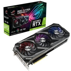 ASUS ROG Strix GeForce RTX 3070 Ti 8GB GDDR6X LHR Graphic Card ROG-STRIX-RTX3070TI-O8G-Gaming Graphic Card-Asus