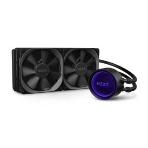 NZXT Kraken X53 240mm AIO Liquid Cooler with RGB CPU Cooler-NZXT