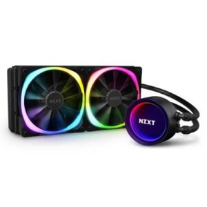NZXT Kraken X53 ARGB All In One 240mm CPU Liquid Cooler And CAM Compatible With AER RGB Fan RL-KRX53-R1 CPU Cooler-NZXT