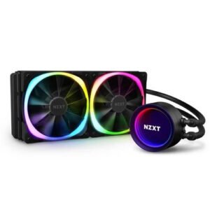 NZXT Kraken X63 ARGB All In One 280mm CPU Liquid Cooler And CAM Compatible With AER RGB Fan RL-KRX63-R1 CPU Cooler-NZXT