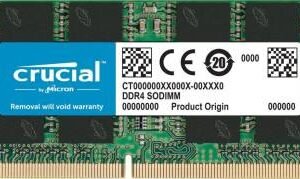 Crucial 16GB 2666MHz DDR4 SODIMM 260 Pin Laptop Memory CB16GS2666 RAM-Crucial