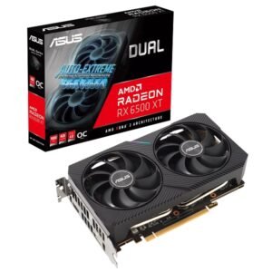 ASUS Dual Radeon RX 6500 XT OC Edition 4GB GDDR6 Graphic Card DUAL-RX6500XT-O4G Graphic Card-Asus