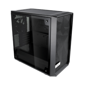 Fractal Design Meshify C Mini Dark Window Black Tower Cabinet FD-CA-MESH-C-MINI-BKO-TGD PC Cabinet-Fractal Design