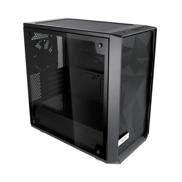 Fractal Design Meshify C Mini Dark Window Black Tower Cabinet FD-CA-MESH-C-MINI-BKO-TGD PC Cabinet-Fractal Design