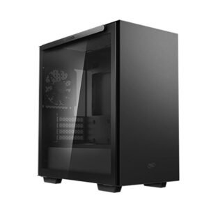 Deepcool MACUBE 110 (M-ATX) Mid Tower Black Cabinet With Tempered Glass Side Panel R-MACUBE110-BKNGM1N-G-1 PC Cabinet-Deepcool