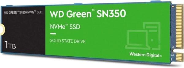 WD Green SN350 1TB PCI-Express 3.0 x4 NVMe M.2 2280 Internal SSD WDS100T3G0C SSD-WD