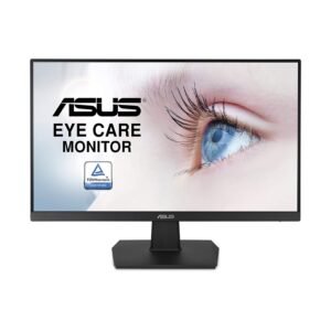 ASUS VA24EHE 24 Inch Gaming Monitor (Adaptive-Sync, 5ms Response Time, Frameless, FHD, IPS Panel, DVI, HDMI, D-Sub) Monitors-Asus