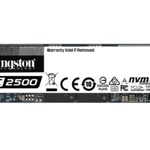 Kingston KC2500 2TB M.2 2280 PCIe Gen 3.0 x 4 NVMe SSD SKC2500M8/2000G SSD Kingston