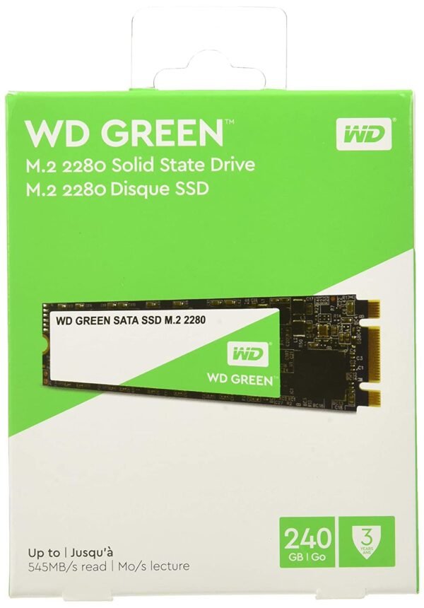 WD Green 240GB M.2 2280 SSD WDS240G2G0B SSD-WD