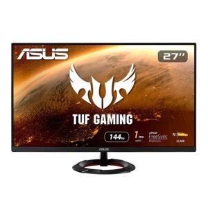 ASUS TUF Gaming VG279Q1R 27 FHD (1920 x 1080) 144Hz HDMI DP FreeSync Premium Low Motion Blur IPS LED Gaming Monitor Monitors-Asus
