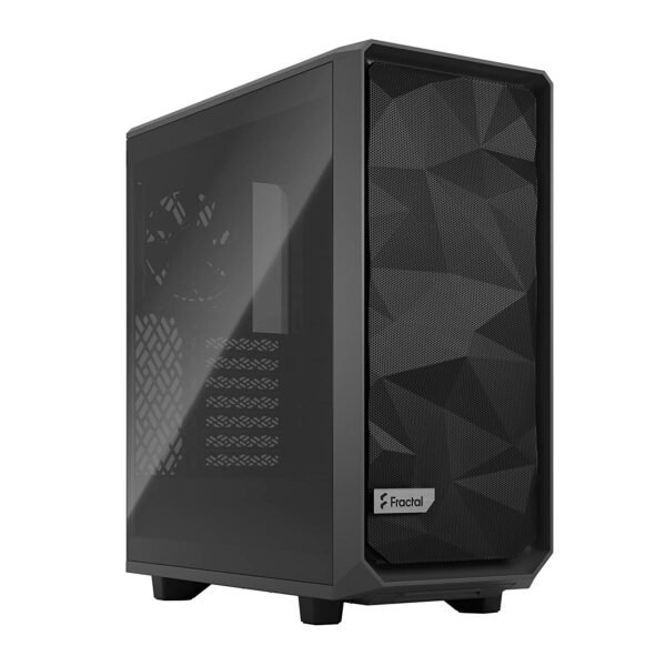 Fractal Design Meshify 2 Compact Mid Tower Grey Cabinet FD-C-MES2C-04 PC Cabinet-Fractal Design