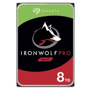 Seagate IronWolf Pro 8TB NAS Hard Drive 7200 RPM 256MB Cache CMR SATA 6.0Gb/s 3.5 Internal HDD ST8000NE001 Hard Drive-Seagate