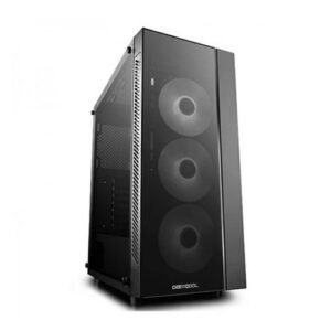 DEEPCOOL MATREXX 55 ADDRESSABLE RGB 3F E-ATX MID TOWER BLACK CABINET WITH TEMPERED GLASS SIDE PANEL PC Cabinet-Deepcool