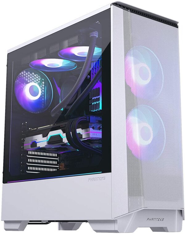 Phanteks ECLIPSE P360A DRGB (E-ATX) Mid Tower Cabinet With Tempered Glass Side Panel (White) PH-EC360ATG_DWT01 PC Cabinet-phanteks